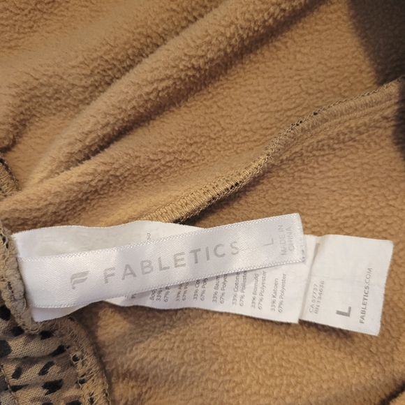 Fabletics Leopard Print Joggers NWOT Size Large - Picture 5 of 7